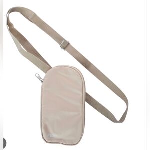 Beige Belt Bag for Men Universal Case